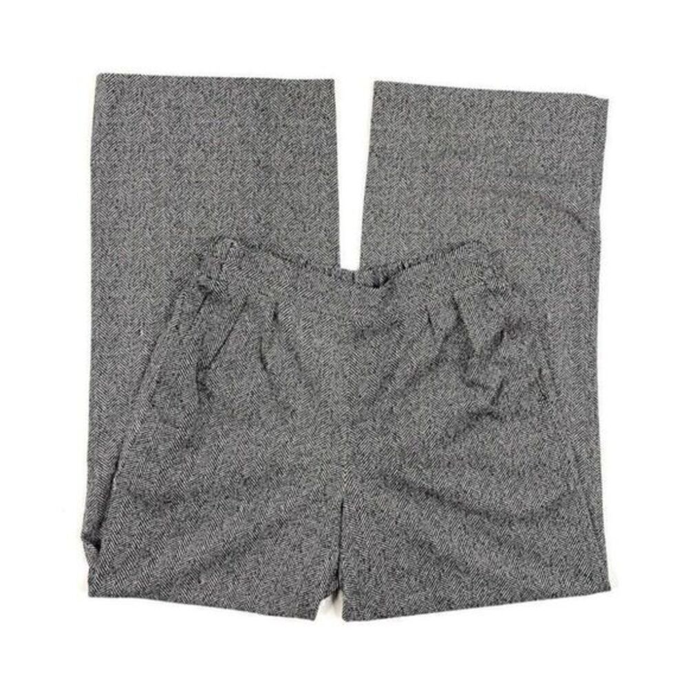 ‎Anne Klein Wide-Leg Pants XS Black White Heathered